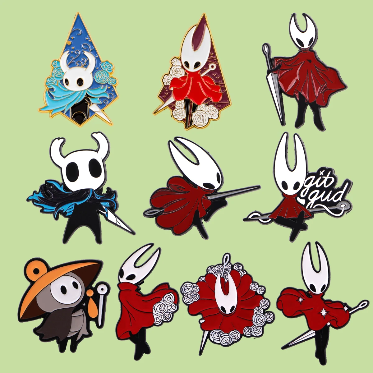 Cool Cartoon Knight Enamel Pin Anime Game Brooches for Women Lapel Pins Badges on Backpack Clothing Accessories Jewelry Gifts