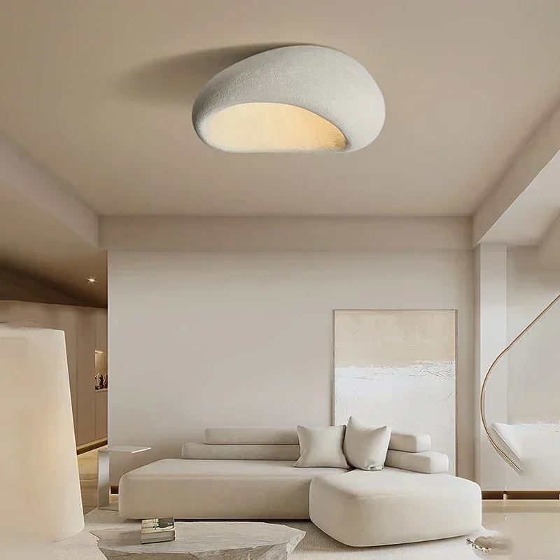 

Japanese Wabi Sabi Resin Ceiling Lamp Surface Mounted Led DownLight for Bedroom Living Dining Room