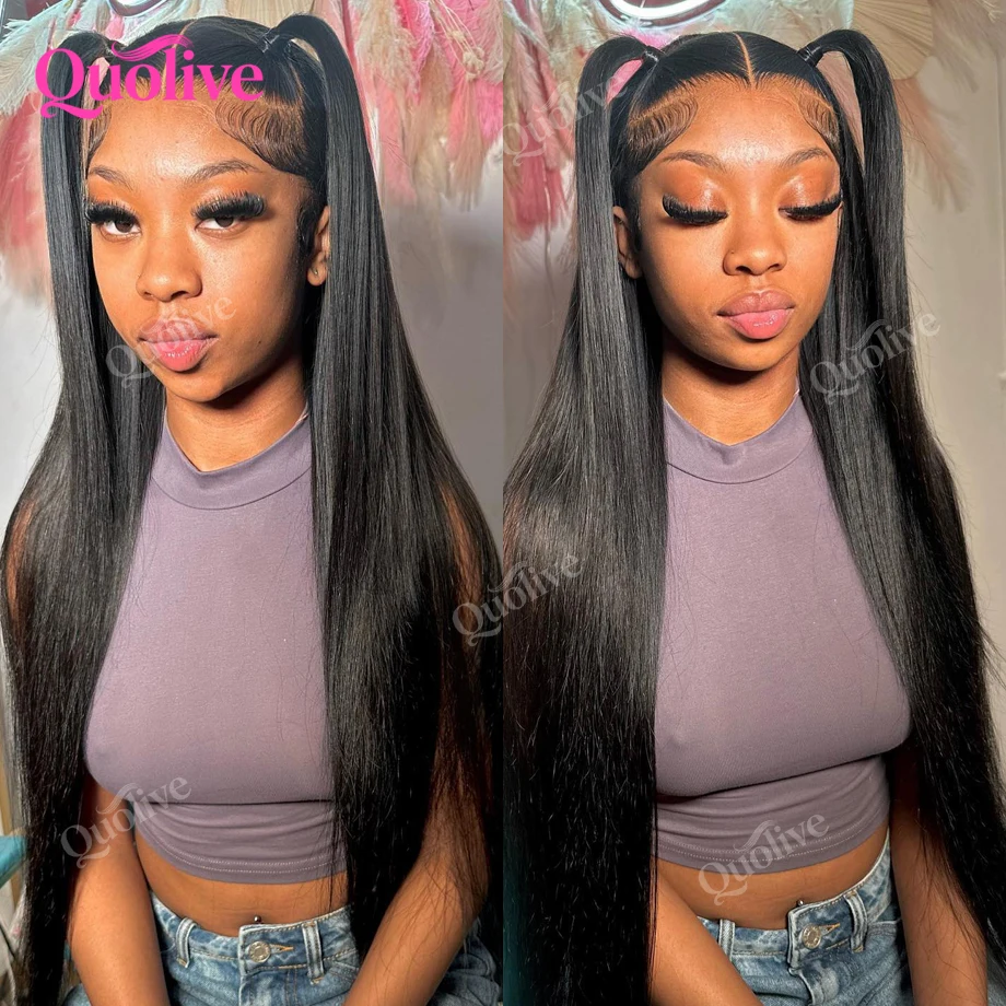 العظام شعر طبيعي مفرود الباروكات للمرأة السوداء 13x6 Hd الدانتيل الباروكة الأمامية الرطب والمموجة شفافة 13x4 الدانتيل الجبهة باروكة من شعر طبيعي #4