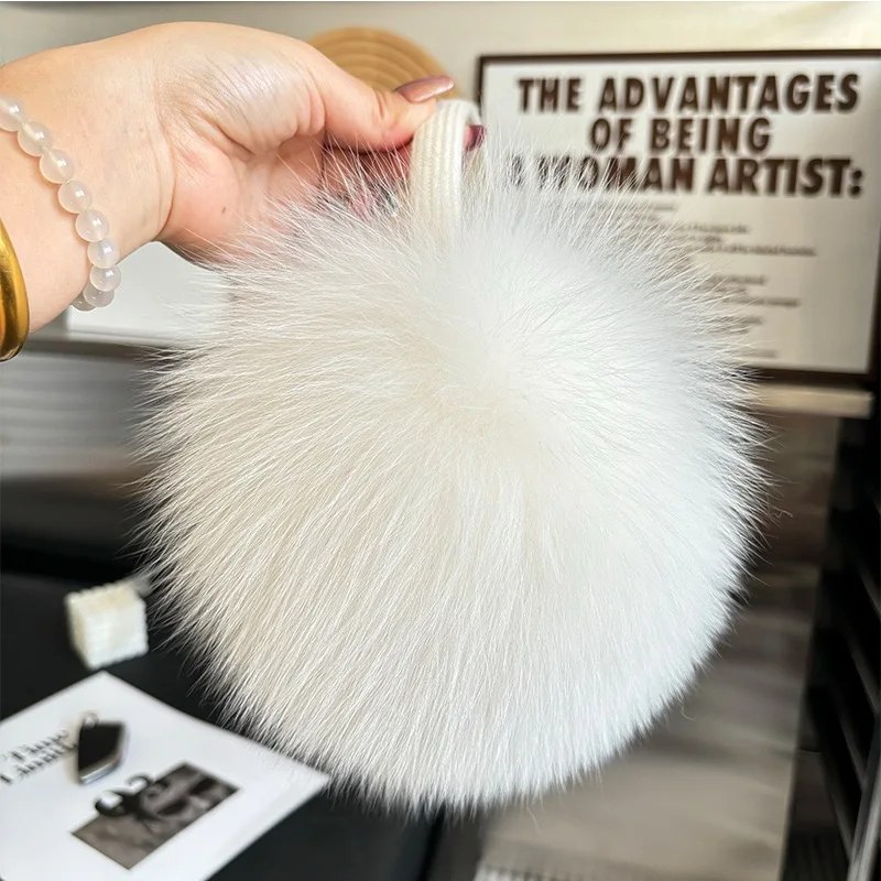 Luxury Winter Fashion Unisex Genuine Mink Fur Earmuffs With Velvet Band Mens Womens Foldable Ear Warmer Real Fur Ear Muff