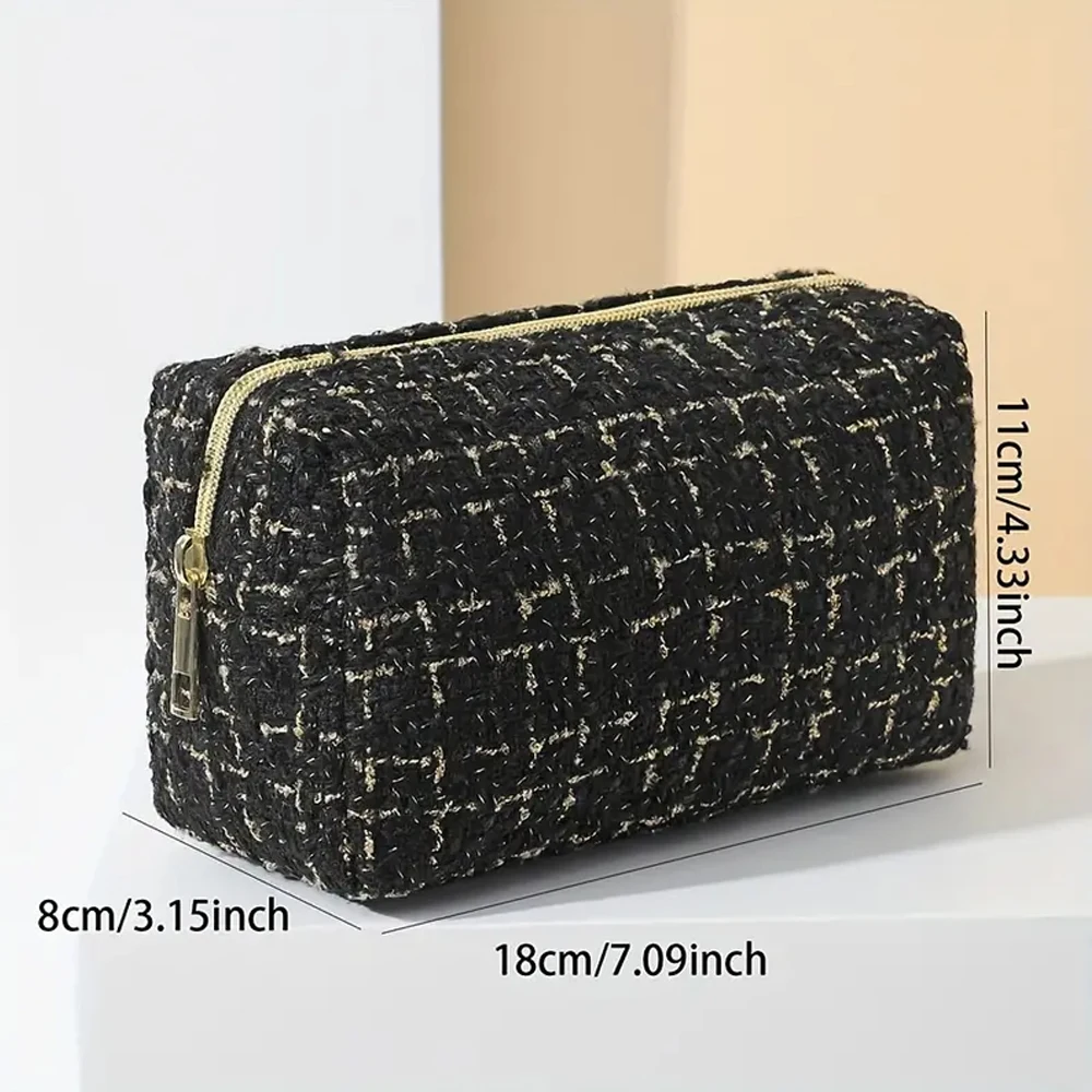 Fashion Large Capacity Makeup Bag, Portable Comestic Storage Pouch, Toiletry Wash Organizer For Travel ﻿