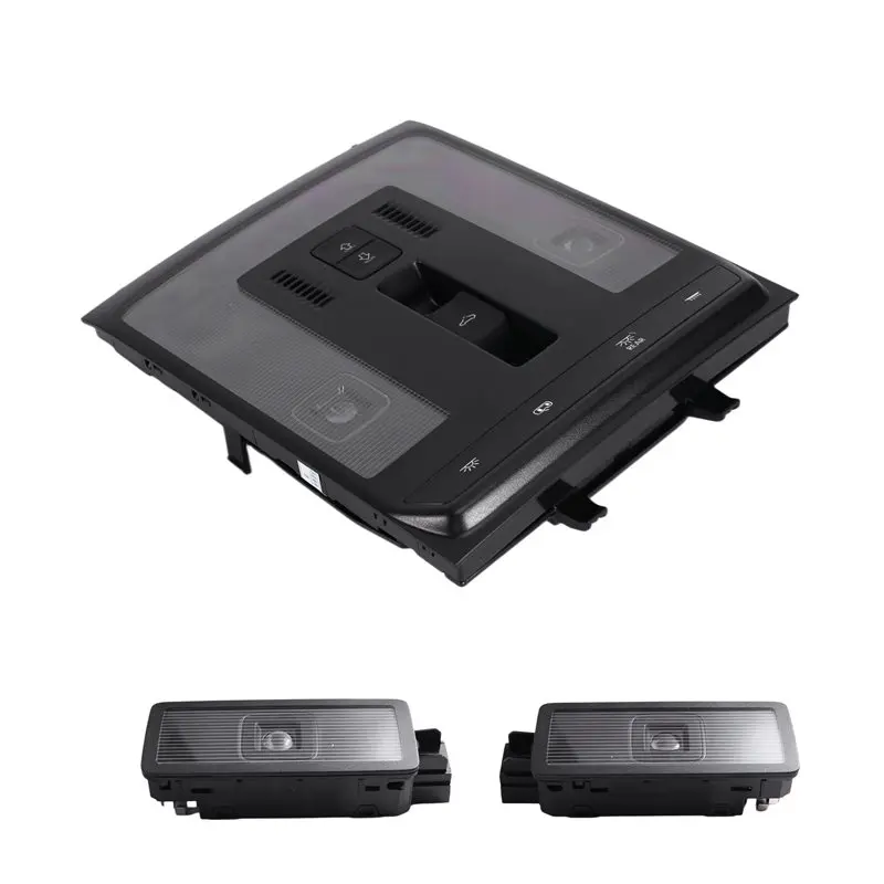 Reliable-LED Dome Reading Light Lamp Touch Switch 3GB947105 Black For VW Passat PA B8.5 2019+