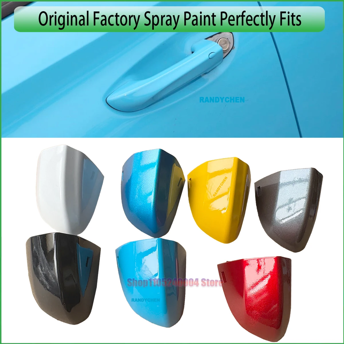 For MG4 EV MG ONE MG5 Roewe D5X DMH 2021-2025 LHD Front Left Exterior Door Lock Handle Cover End Cap Part 10847871