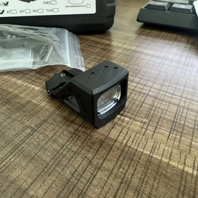 Open Micro Red Dot with Custom Transparent Top, Constant on Mode, No Wake-up Required, 9000 Hours Runtime Loupe