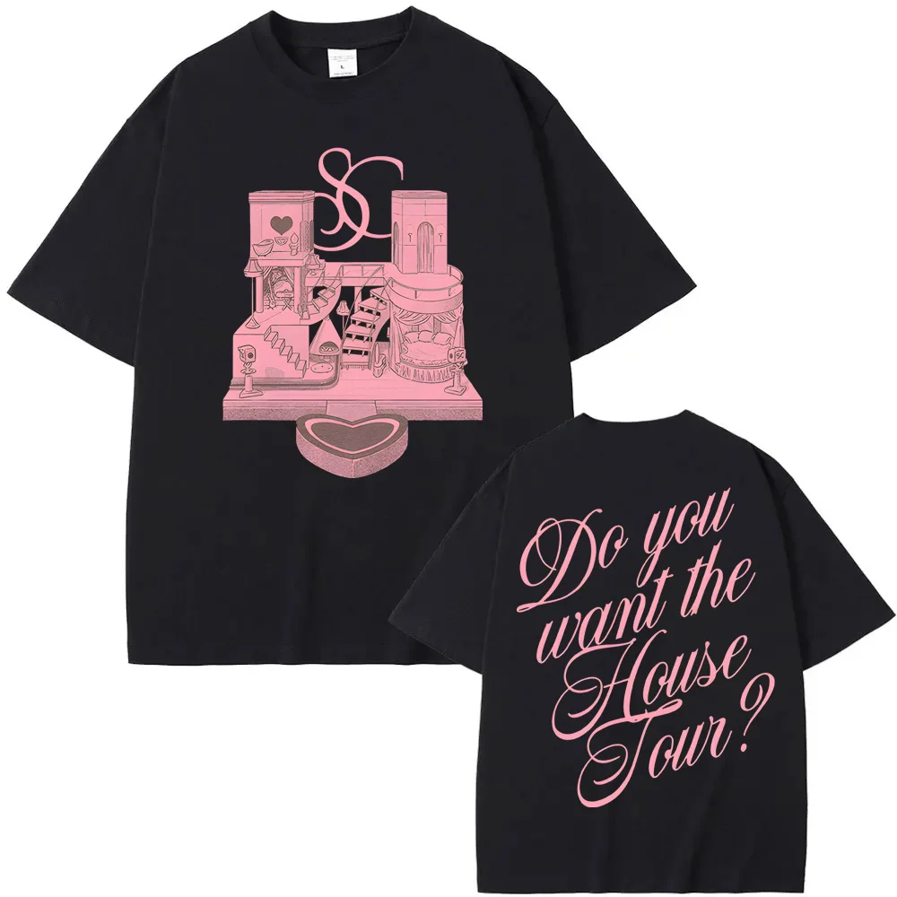 House Tour Women's T-shirt 2026 New Style Sabrina Carpenter Same As Official Website T-shirt  Round Neck Women's Clothing Tops