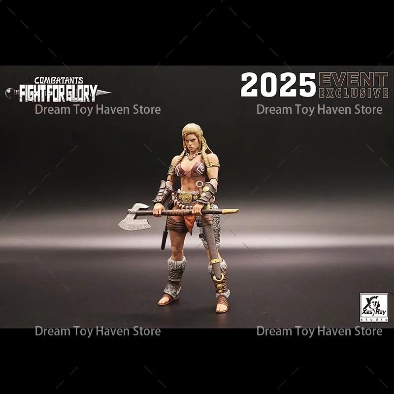 XesRay WF25 In Stock1/12 Scale Female Soldier Gladiator Glory War Gold Hildr Hero 6Inch Action Figure Model Toys Collection