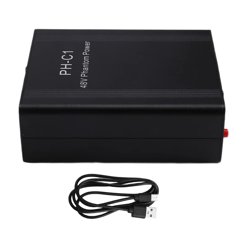 FFYY-PH-C1 Microfone Pré-amplificador 48V Phantom Power Compacto Alto Ganho Microfone Booster Microfones Equipamento de Gravação de Música