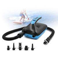 20PSI SUP Board Pump with Auto Shut Off Electric Air Pump LCD Display Stand Up Paddle Board Pump for Inflatables Kayaks Boats