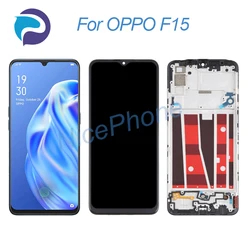 for OPPO F15 LCD Screen + Touch Digitizer Display 2400*1080 CPH2001 F15 LCD Screen Display