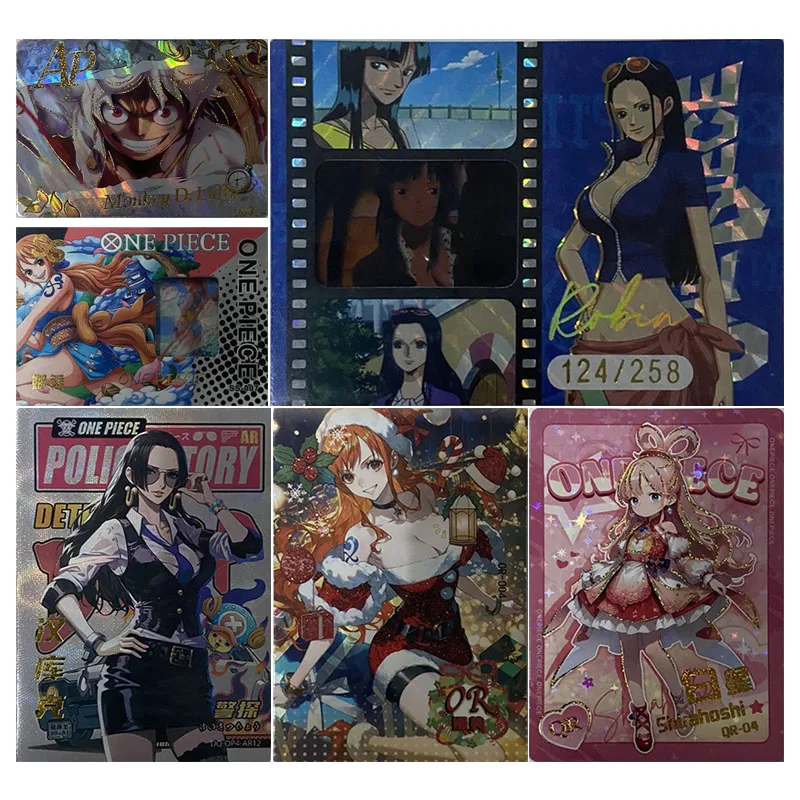 

Аниме One Piece Luffy Zoro Ace Shanks Robin Nami Hancock Vivi Shirahoshi Коллекционная карта Рождественский подарок на день рождения Детские игрушки