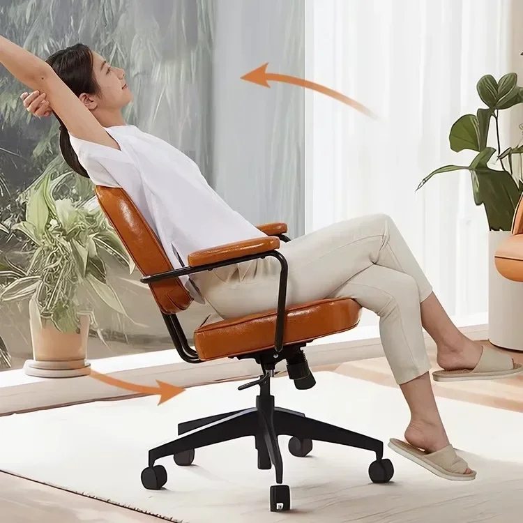 Computer Chair, Home Student Bedroom Study Chair, Comfortable Long-term Study Seat, Simple Liftable Swivel Chair
