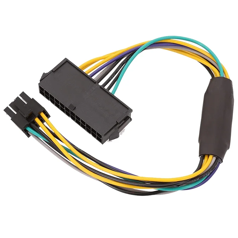 1PCS 30CM 24 Pin to 8 Pin ATX PSU Power Adapter Cable Compatible with DELL Optiplex 3020 7020 9020 Precision T1700 12-inch