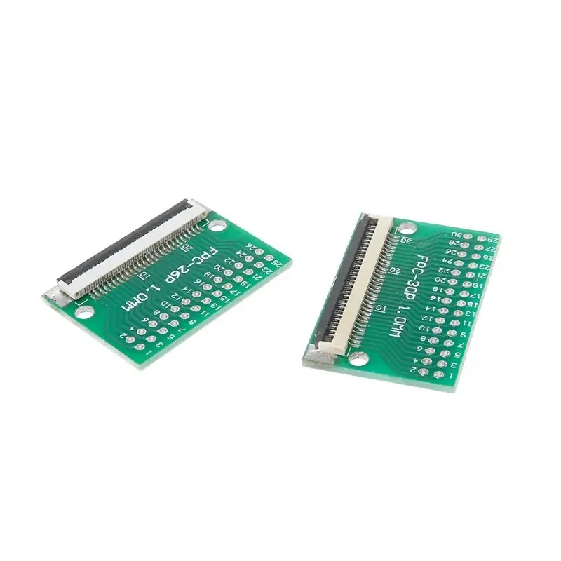 1.0mm FPC/FFC PCB Converter Board Adapter Socket Plate Welding With Connector