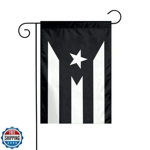 Puerto Rico Garden Flag 12 X 18 IN with 2 Brass Grommets Large Banner Yard Ou EYY IIX SSL
