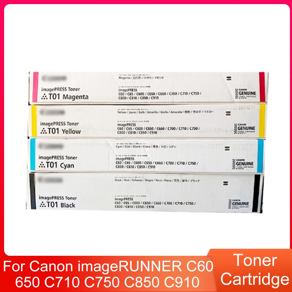 

Оригинальный тонер-картридж T01 C/M/Y/K для Canon imageRUNNER C60 650 C710 C750 C850 C910