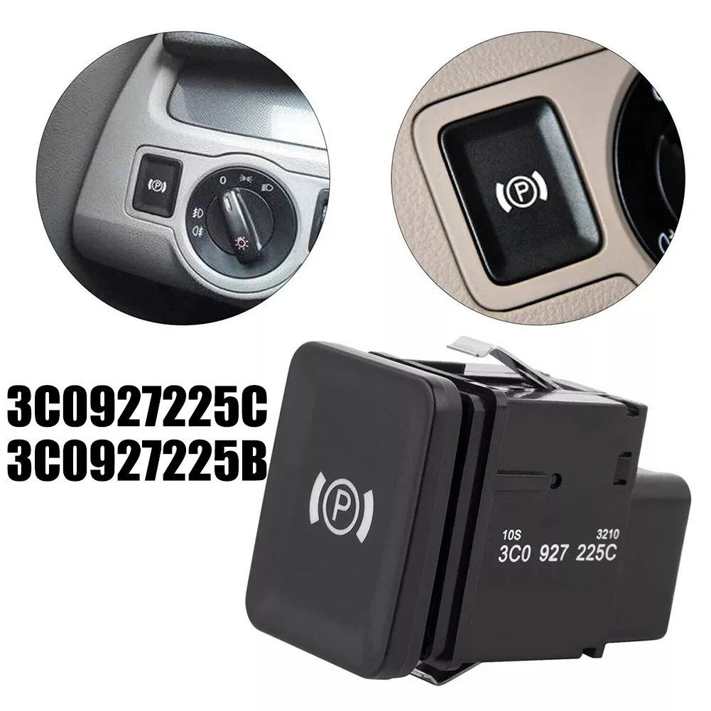 Electronic Handbrake Parking Brake Switch P Button Cover For Passat B6 3C 2006-2011 3C0927225C Car Interior Accessories