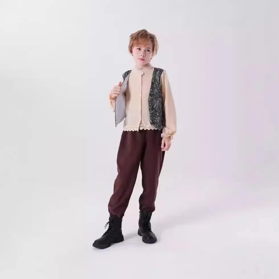 

2025 loween Medieval Rich Boy Costume Retro Set Kids New Sle Boy Play Clothes Vintage Outfit Middle Age Elite Dr