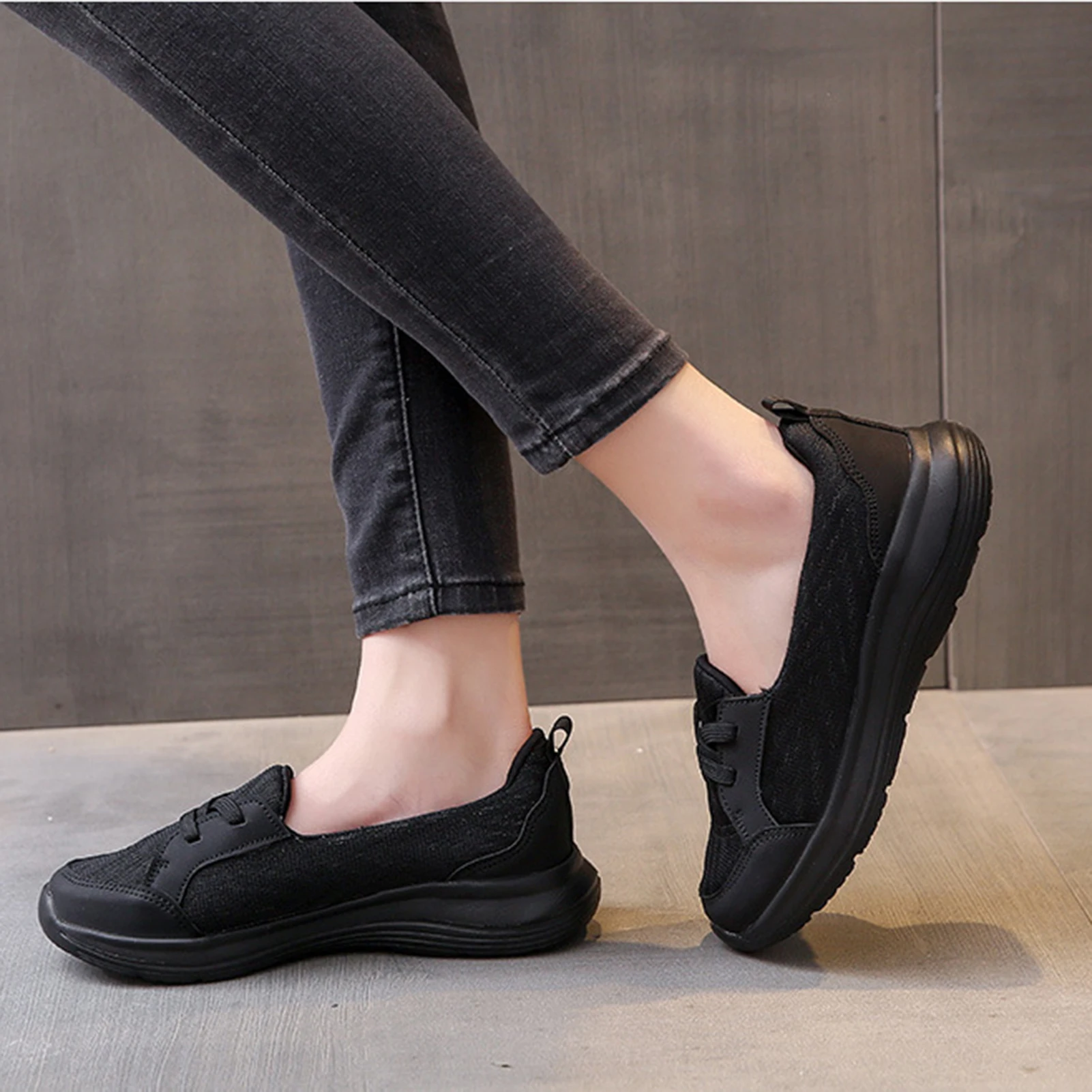 Scarpe da passeggio Casual per donna Plus Size Slip on scarpe di supporto per arco per regali di compleanno regali di capodanno