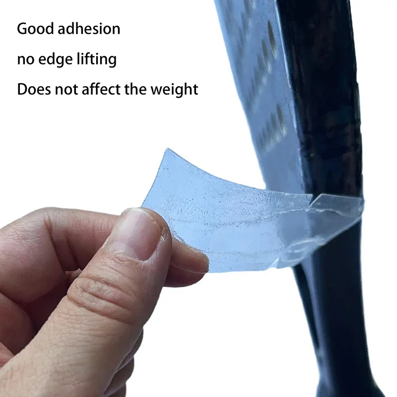 

Теннисная ракетка, весло, защитная лента для головы, прозрачное покрытие края, уменьшающая трение, наклейка, защитная лента из ТПУ, спортивные детали