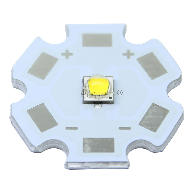 10PCS Original XPG2 XP-G2 1-5W LED Emitter Diode Cold White 6000-6500K with 20/16/14/12/8mm PCB for Flashlight/spotlight/Bulb