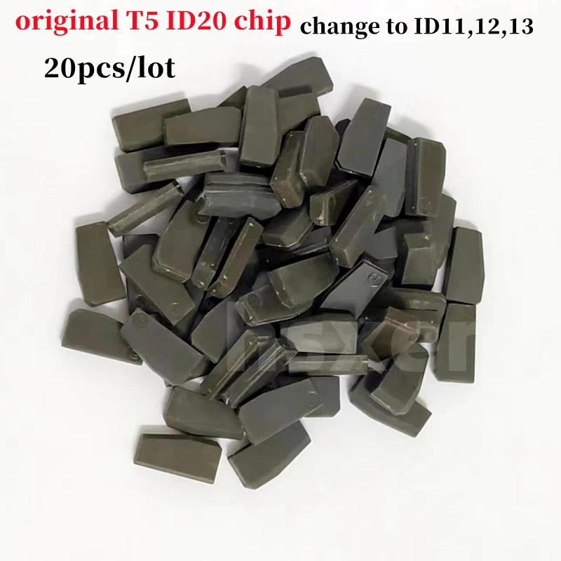 

Original Chip T5 (ID20) Transponder T5 Ceramic chip ID20 ID 11 ,12,13 T20 ID13 Carbon CHIP Car Key Chip 20-50pcs/lot