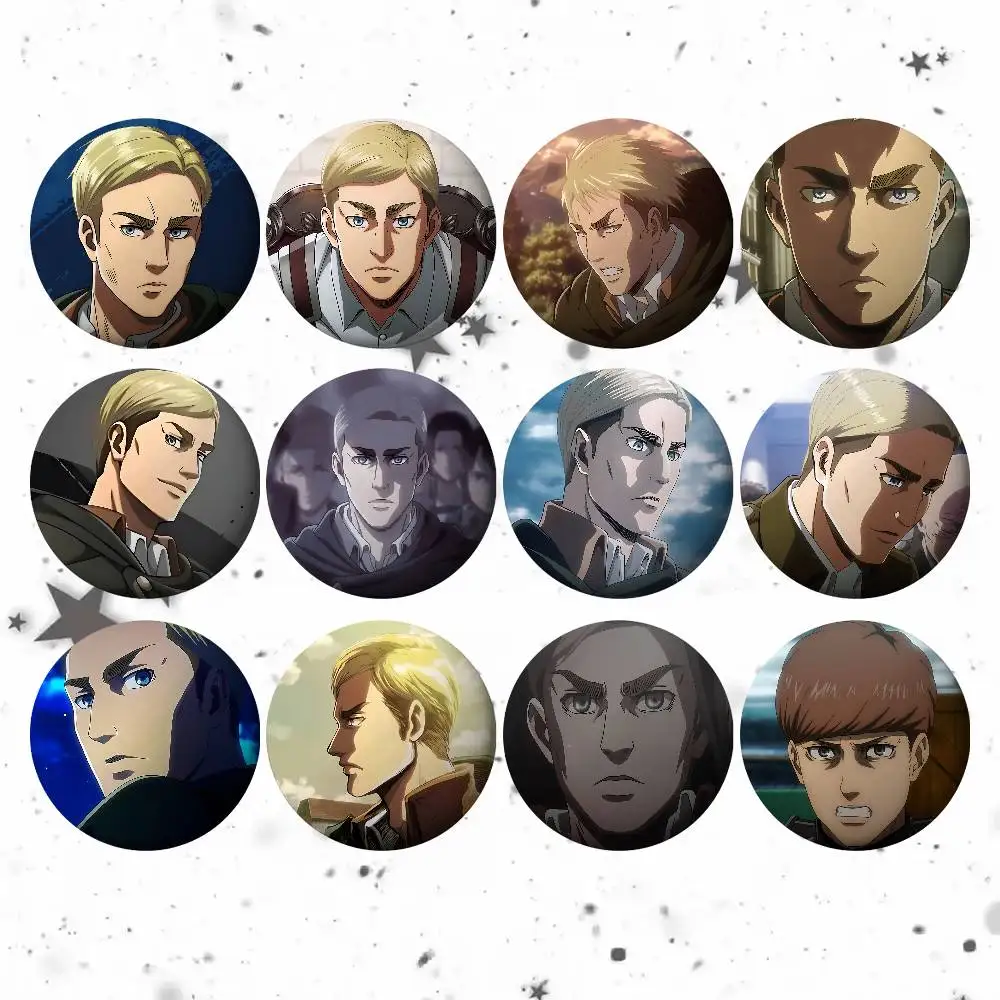 Anime E-Erwin S-Smith Für Kleidung Anime Emaille Pin Nette Dinge Cartoon Cosplay Abzeichen Auf Rucksack Brosche Kunst geschenke