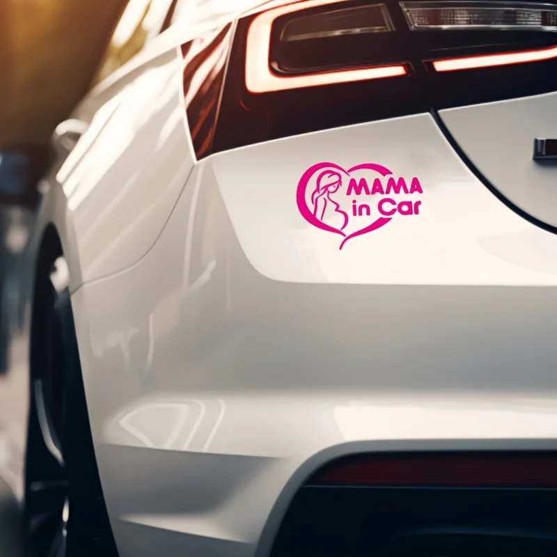 Exclusive To Mother's Day, Perfect for Decorating Bumpers, A Must-have Decorative Car Sticker for Female Drivers