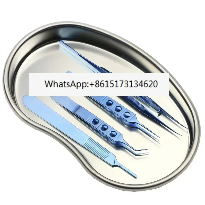 Hair follicle transplantation forceps hair implantation instrument tool set