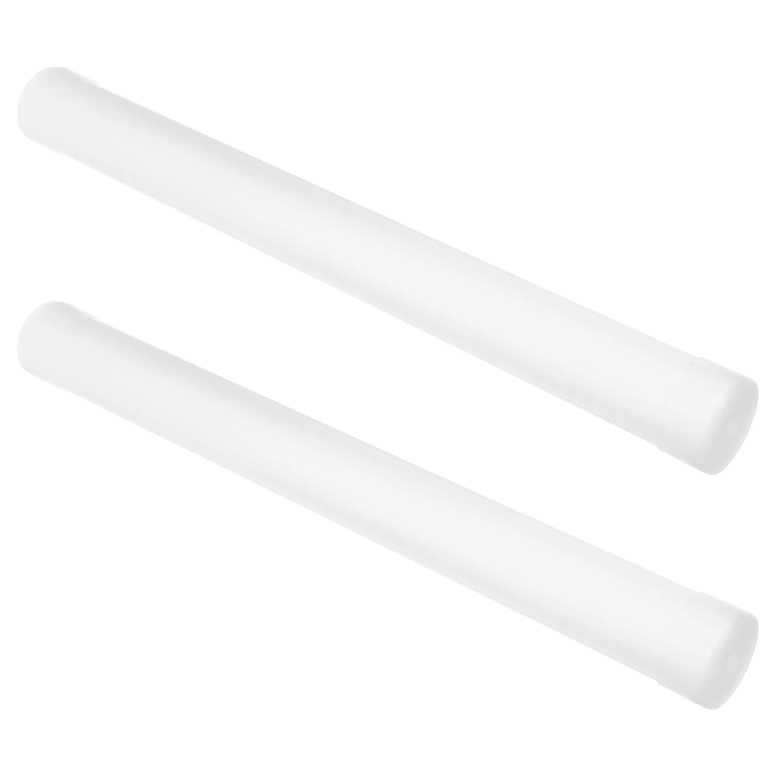 2pcs Poster Tube Pvc Reusable Artwork Storage Transport Protection For Posters Paintings Documents Drawing Case Mailing Tube