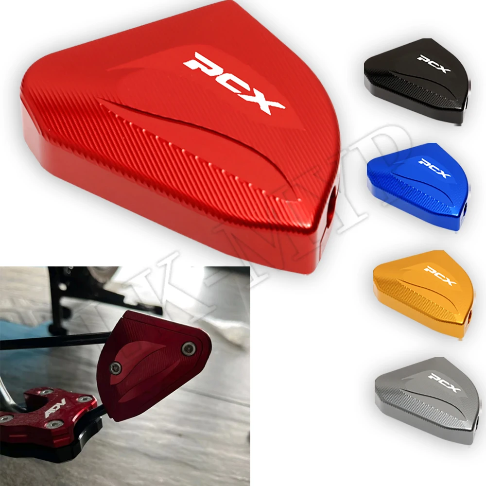

Motorcycle Accessories CNC Foot Side Stand Pad Plate Kickstand PCX160 Enlarger Support Pad Fit For HONDA PCX 125 160 2021-2023