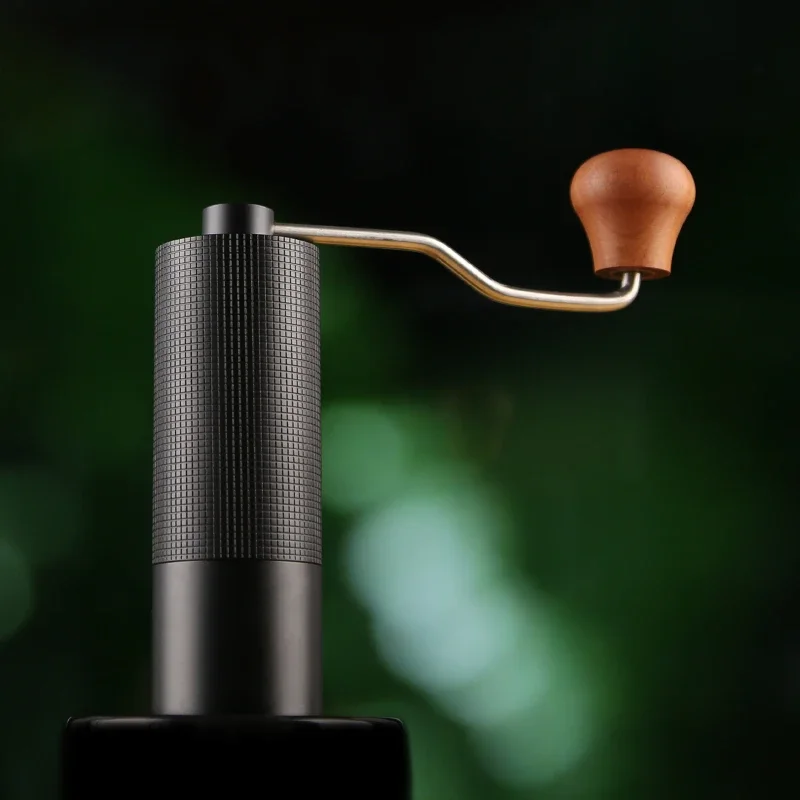 

Professional Manual Coffee Grinder Upgrade All-metal Body Anti-slip Design Portable Grinder Burr Inside