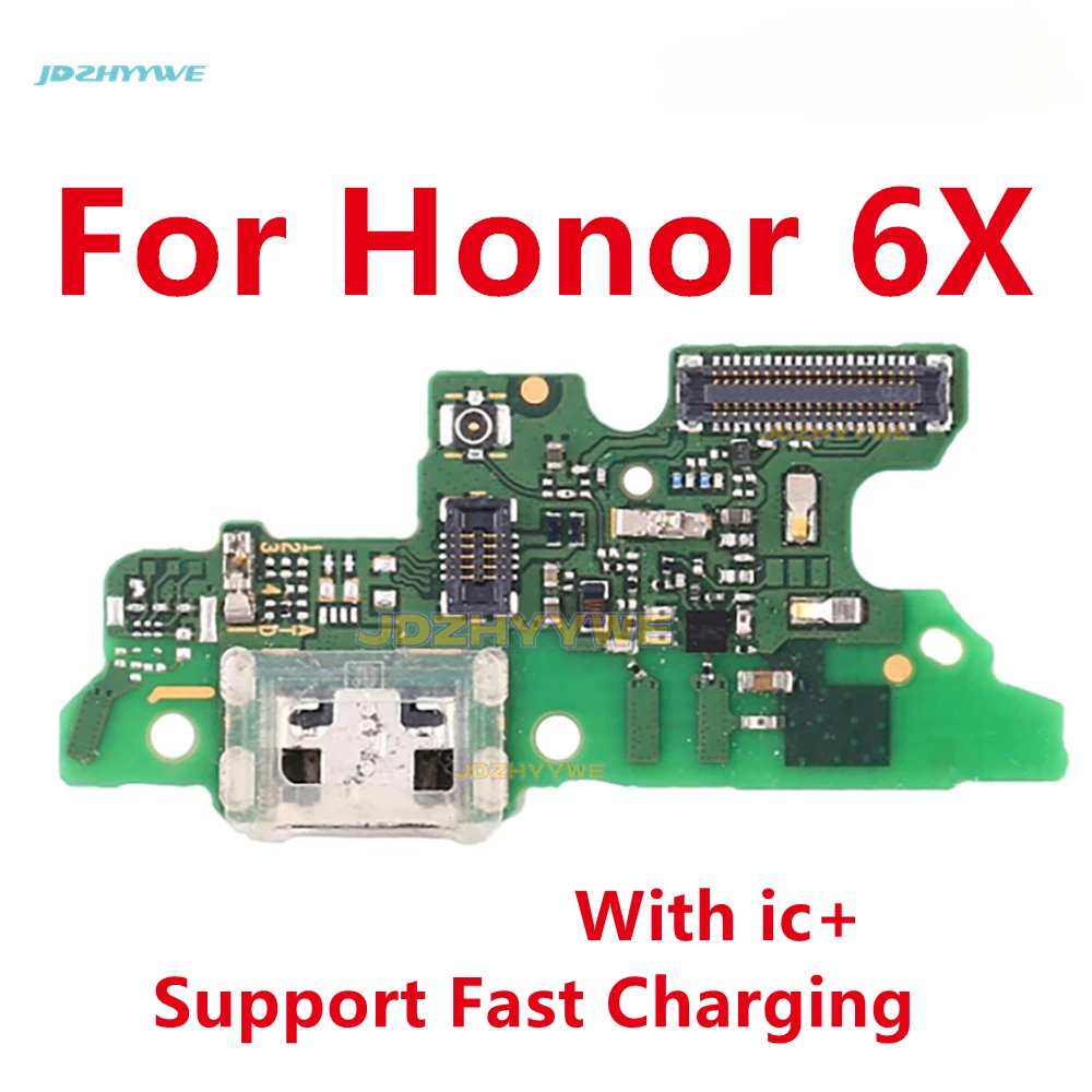 Microphone Module+USB Charging Port Board Flex Cable Connector Parts For Huawei Honor 5A 5C 5X 6A 6X 7A 7X 8X 8C Replacement