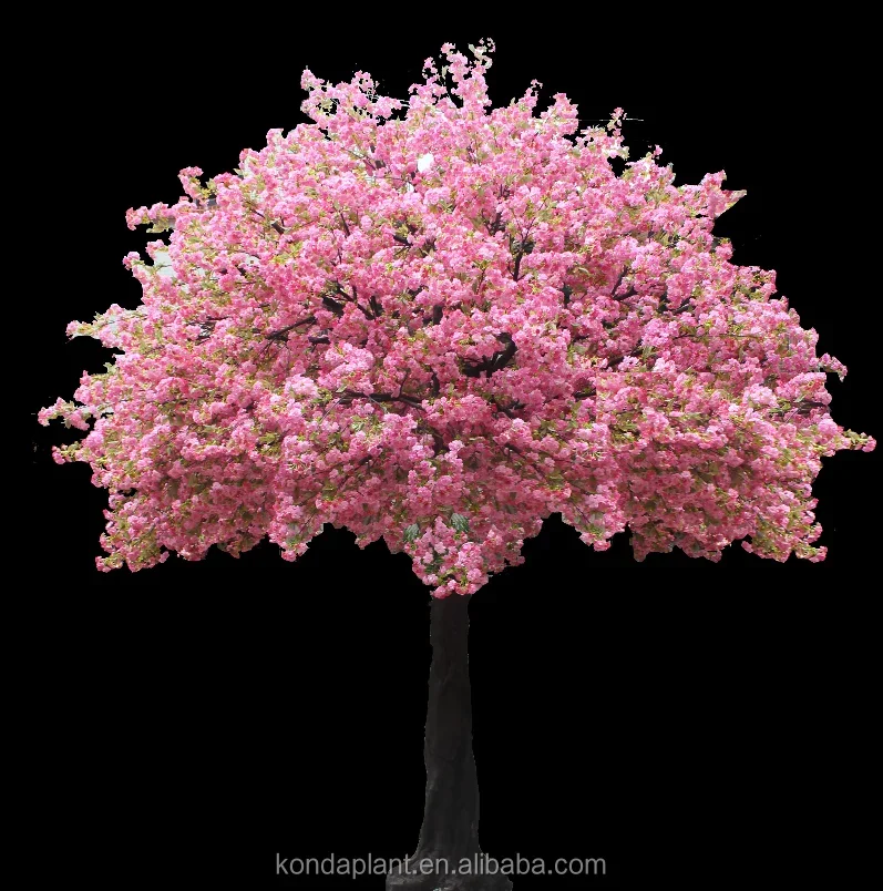 2026 Large Outdoor Artificial cherry blossom tree plastic fake topiary white corner family flower tree wedding