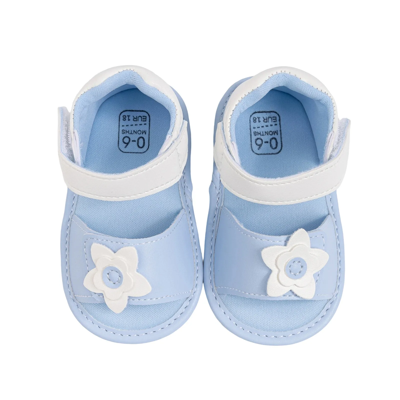 Baby Girl Sandals Flower/Butterfly Open Toe Non-slip Soft Sole Walking Shoes Cute Summer Shoes