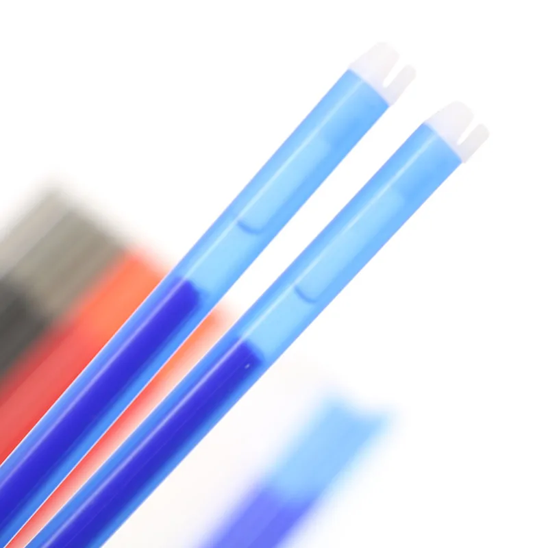 5pc Erasable Ink Refill High Temperature Pen for PU Leather Patchwork Fabric Sewing Tool Disappeared Cloth Pen Marker