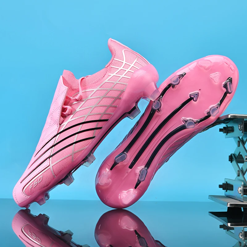 

8552 Professional Mens Soccer Shoes F50+ Training Non-Slip Turf Soccer Cleats Boys TF/FG Football Sneakers Chuteira Campo