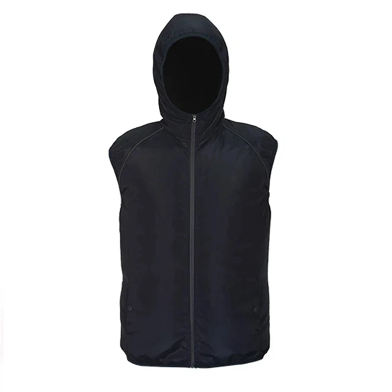 Men Summer Vest Mens Hoodie Coat Vest Fashion Couple Sleeveless Waistcoat Casual Hood Jacket for Men