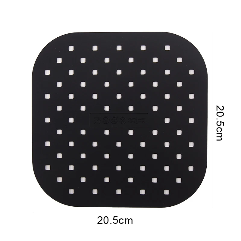 8 Inch Air Friteuse Accessoires Vierkante Airfryer Grill Spies Rack Houder Oven Taart Bakpan Voor 5.5L COSORI Ninja Philips Mand