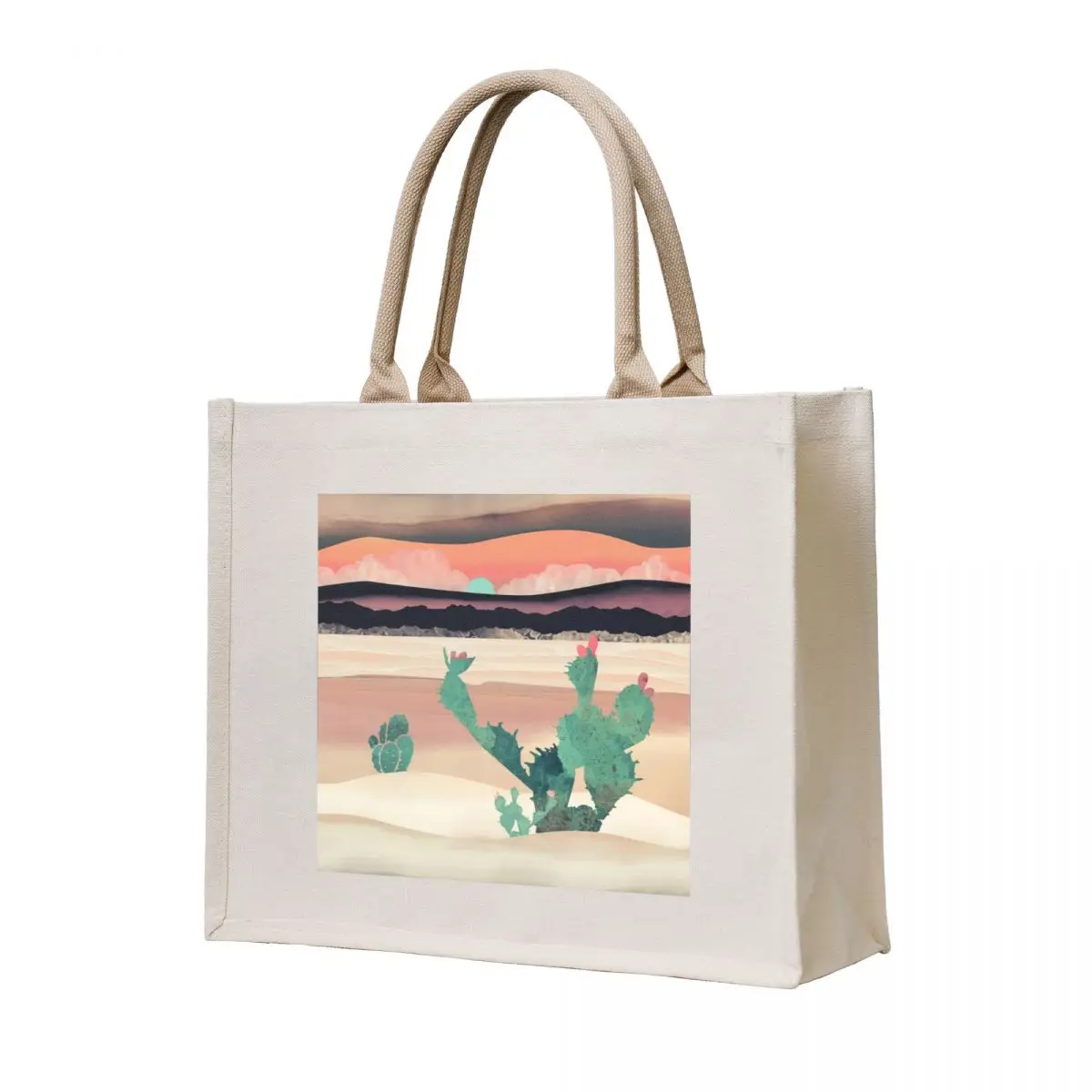 

Desert Dawn Tote Bag Women's tote bag custom fabric bag cute tote shopping bags foldable