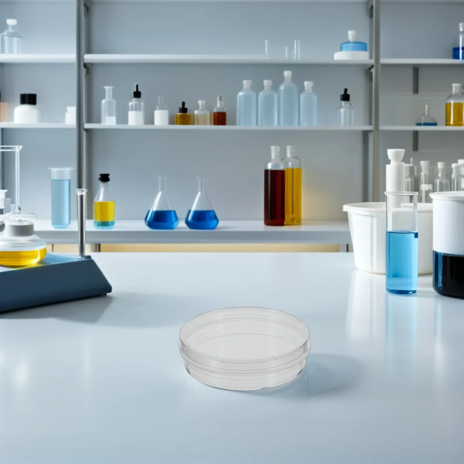 10 قطعة ثقافة الخلايا البلاستيكية أطباق بتري واضحة 60 مللي متر والعتاد حواف غطاء العلوم تجربة مختبر لوحات الأنسجة علم الأحياء الدقيقة ثقافة طبق #1