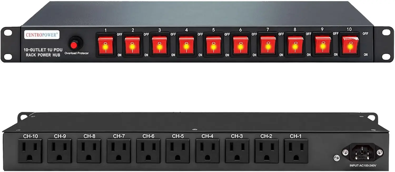 1U Rackmount Pdu Wi…