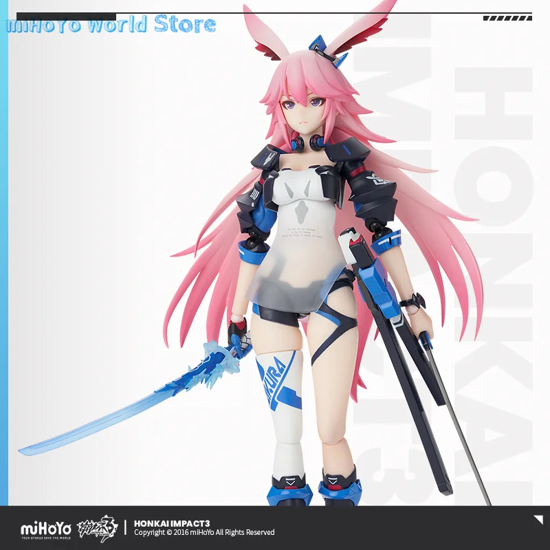 MiHoYo Official Genuine Honkai Impact 3 Yae Sakura Ver 1/8 Garage Kits Goushinnso Memento Movable Action Model Kits Yae Gifts