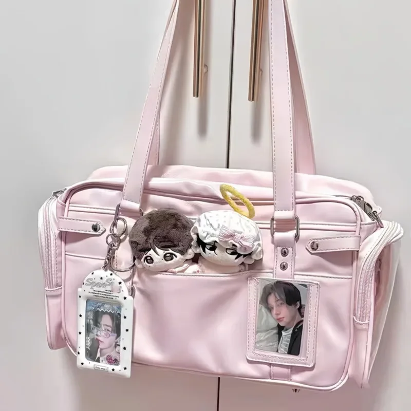 جيوب دمية شفافة حقائب Itabags اليابانية متعددة الجيوب JK حقائب كتف عالية السعة Harajuku حقائب الطالب هدايا الفتيات