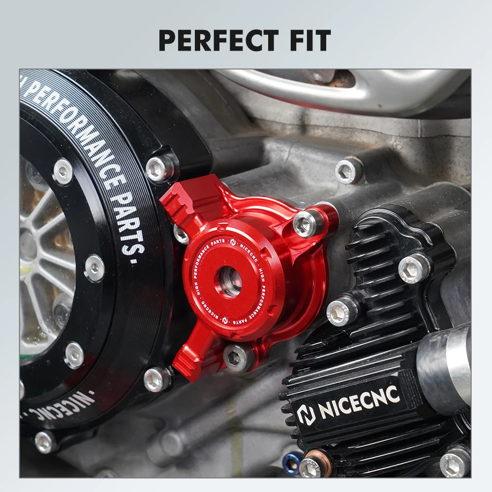 NICECNC YZ250F 透明クリアオイルフィルターカバーキャップガードプロテクター ATV ヤマハ WR250F WR450F YZ250F 2003-2007