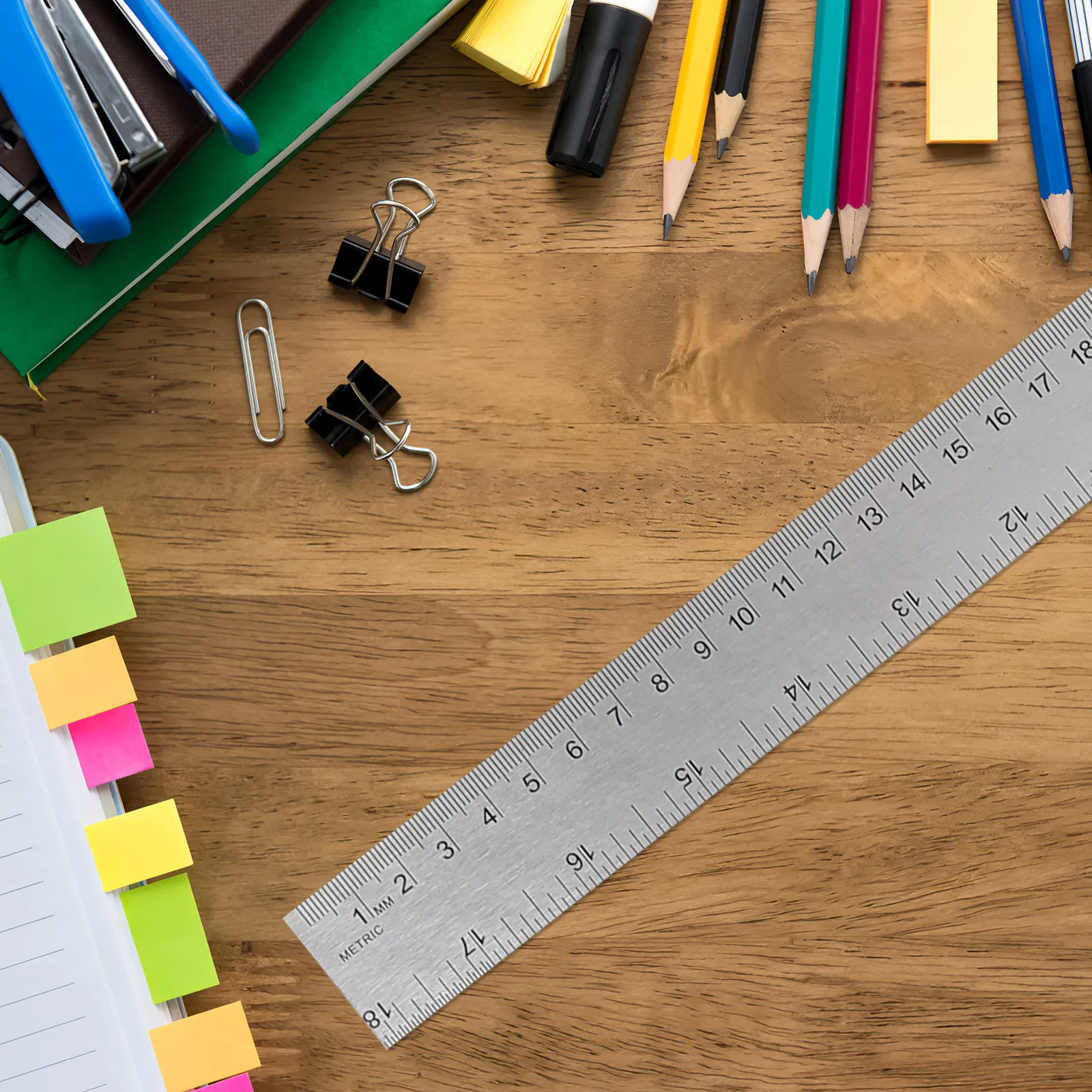 Drawing Ruler Measuring Tool Halloween Christmas New Year Metal Measuring Ruler Precision Measuring Ruler Measure Ruler