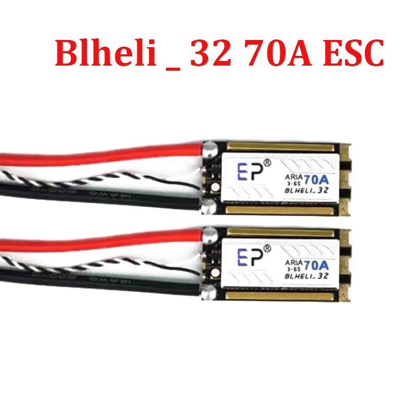 

1 шт. EP Aria 70A blheli _ 32 32 бит одиночный бесщеточный ESC 3-6S Датчик тока для радиоуправляемого самолета FPV DIY Запчасти для радиоуправляемых моделей