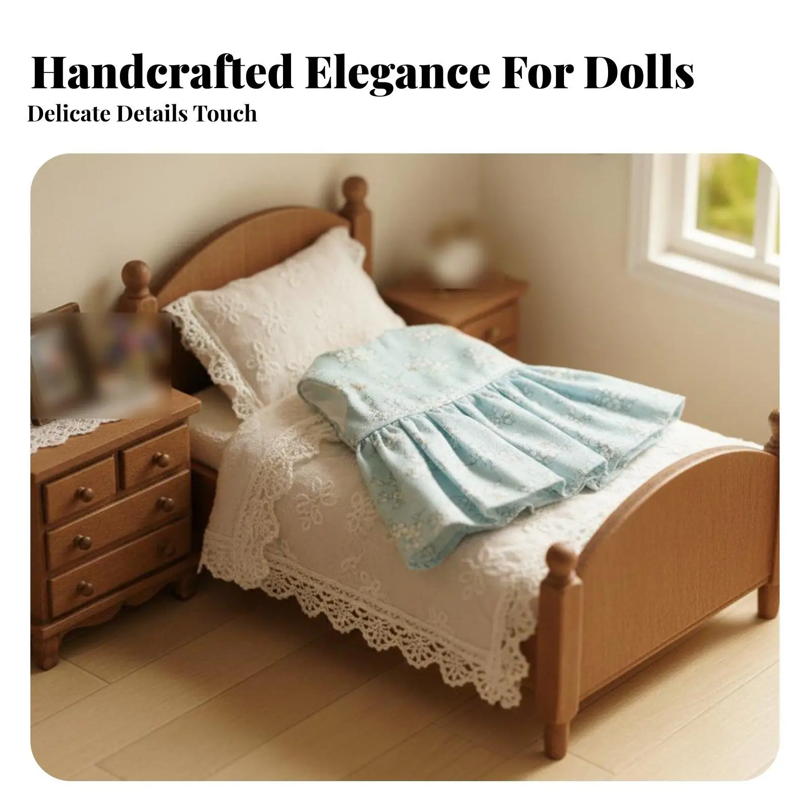 Classic Floral 1 6 Doll Dress Cloth Apparel Dolls Accessories for BJD OB22 OB24 Hobby and Posing