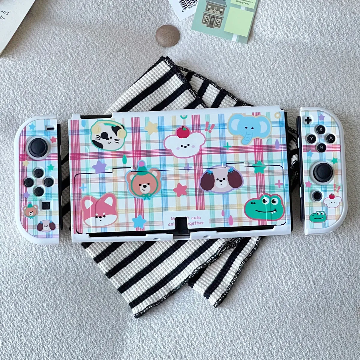 Kawaii Cute Case for Nintendo Switch 2 Shockproof Anti-slip Anti-drop Hard Shell Soft Joy-Con Cover Fit NS OLED Game Accessories view 2