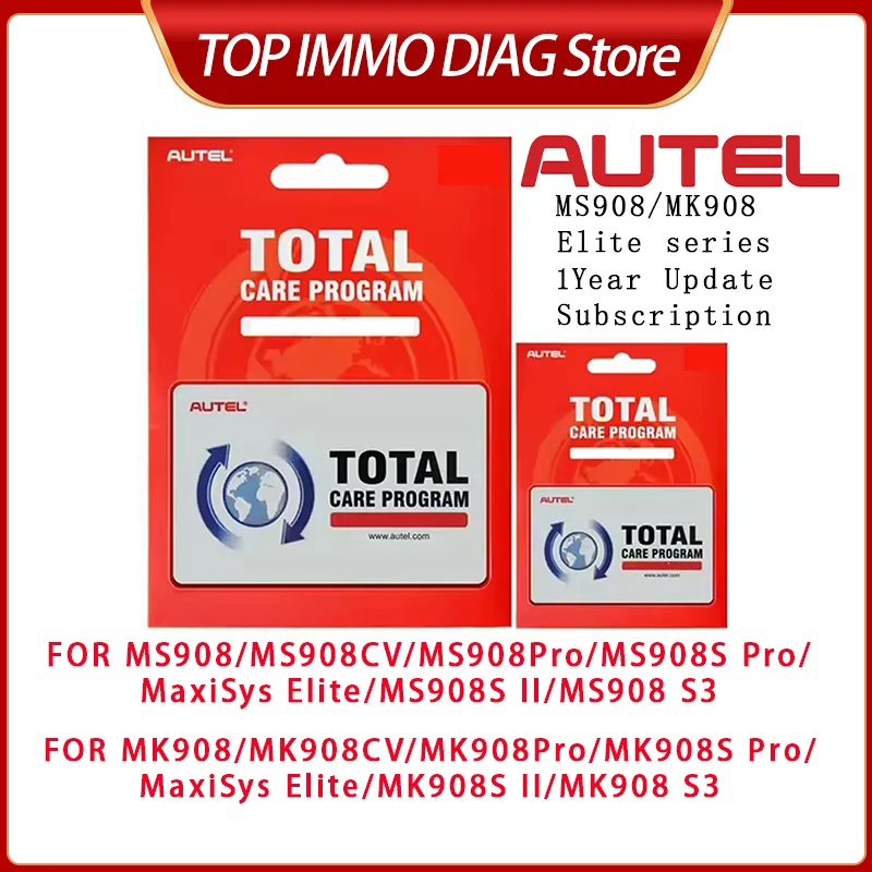 1-летняя обновленная подписка для серии Autel MS908/MS908CV/MS908Pro/MS908S Pro/MaxiSys Elite/MS908S II/MS908 S3 MK908 Elite