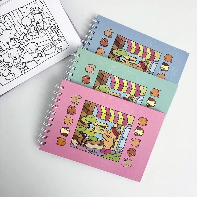 성인과 청소년을 위한 보비 고크 색칠하기 책 교육용 낙서 책 색칠하기 책 학생 문구 어린이 선물